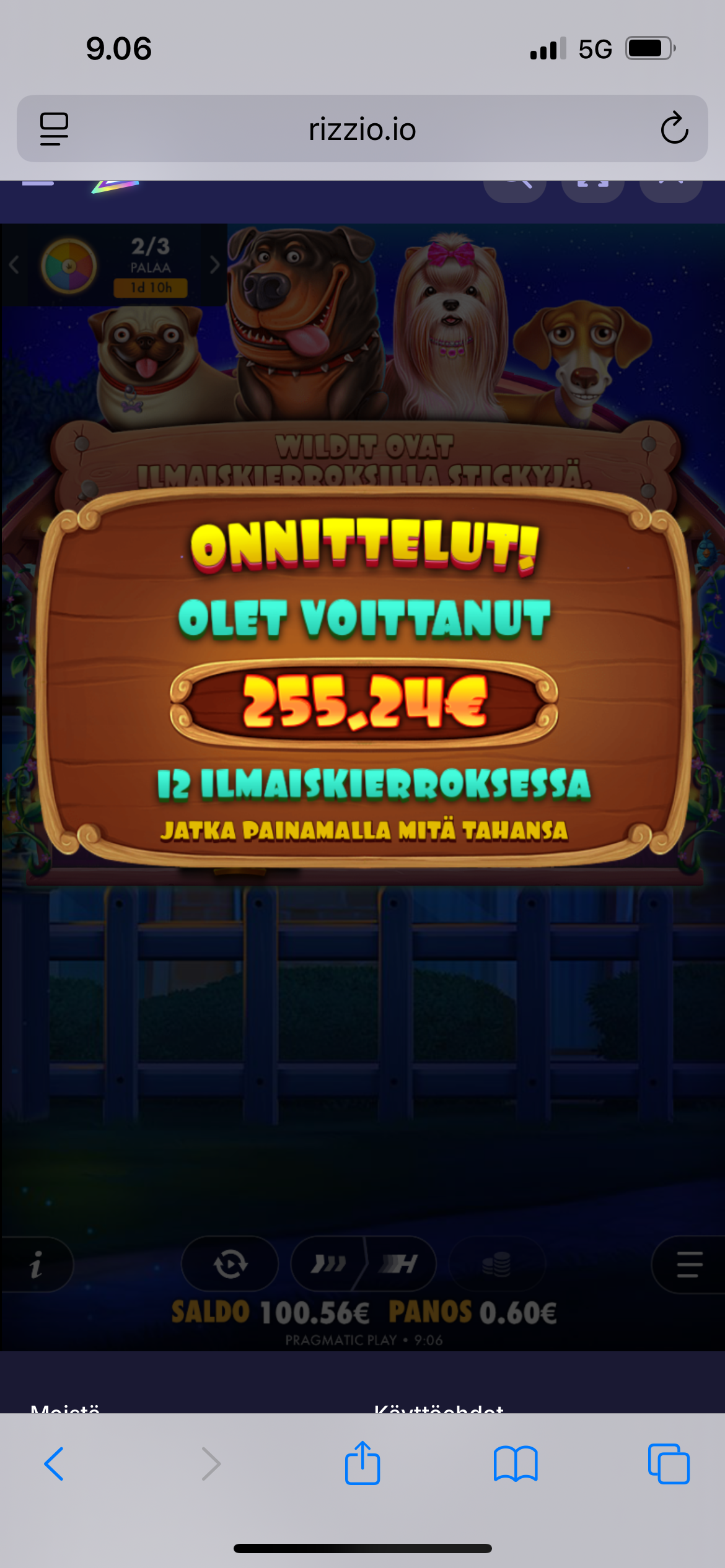 Win at Rizzio Casino