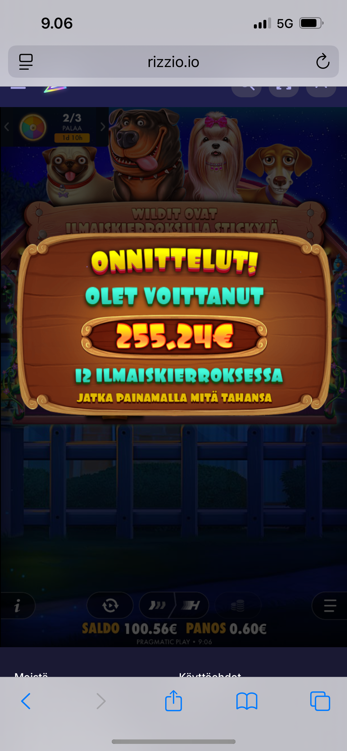 Win at Rizzio Casino