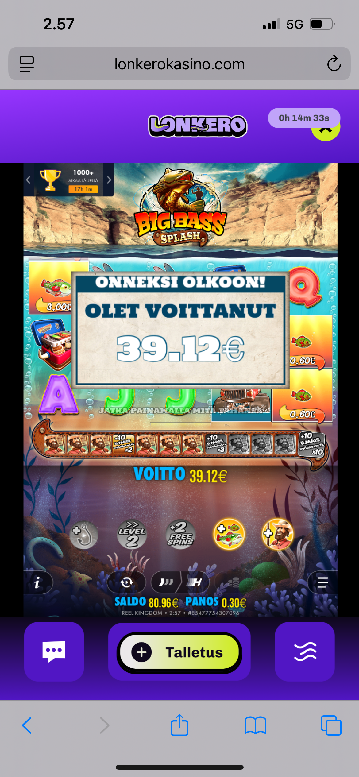 Win at Lonkero Casino